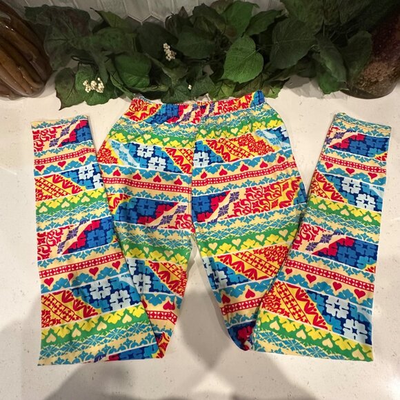Colorful Womens Printed Leggings - Picture 1 of 5